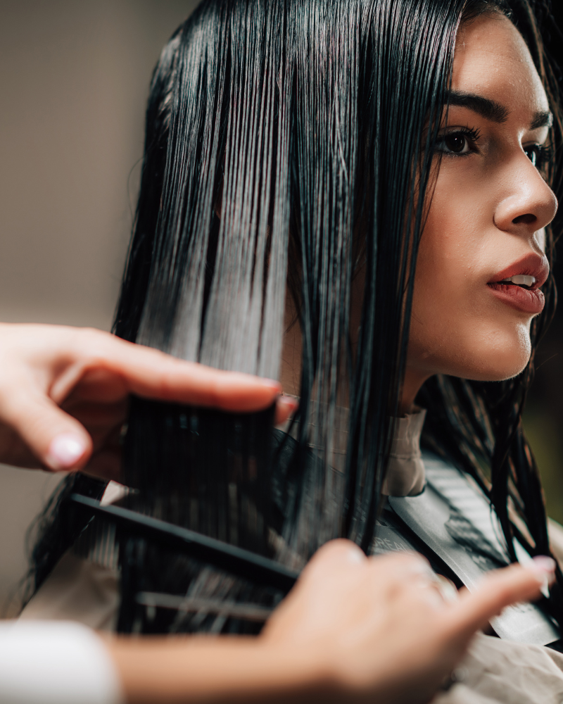 Hair styling at JS Boutique Atherton